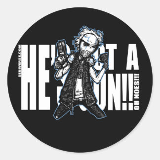 Tiene un Pegatina de armas