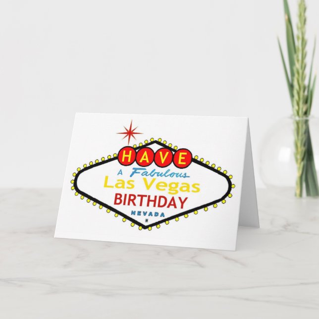 TIENE UNA Fabulosa Tarjeta De BIRMANDATO De Las Ve (Anverso)