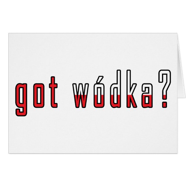 ¿tiene wodka? Bandera (Anverso (Horizontal))