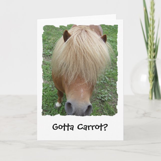 ¿Tienes a Carrot? Tarjeta de felicitación Sassy Po (Anverso)