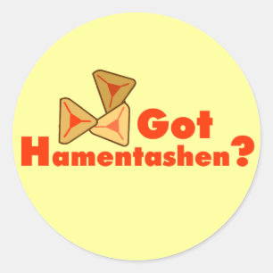 ¿Tienes a Hamentashen? Pegatinas