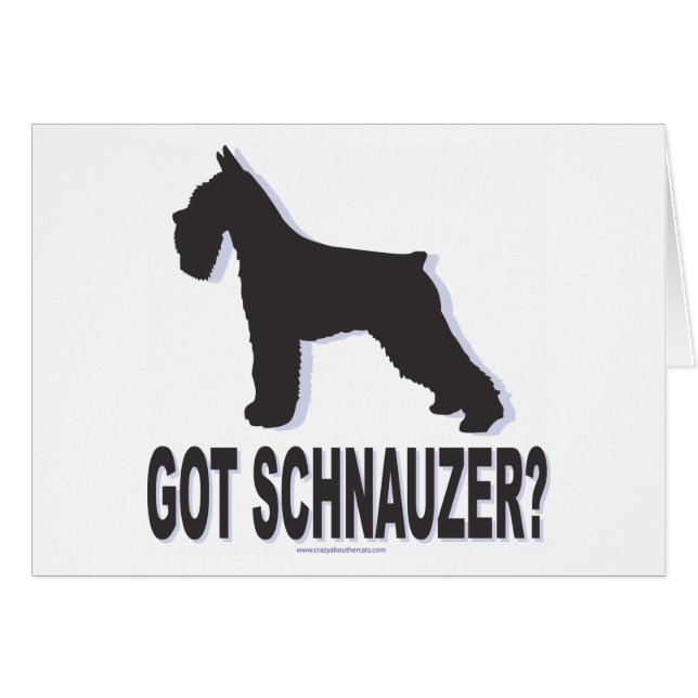 ¿Tienes a Schnauzer? (Anverso (Horizontal))