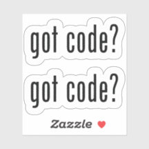 ¿tienes código? Personalizado Corte 2 Pegatinas po