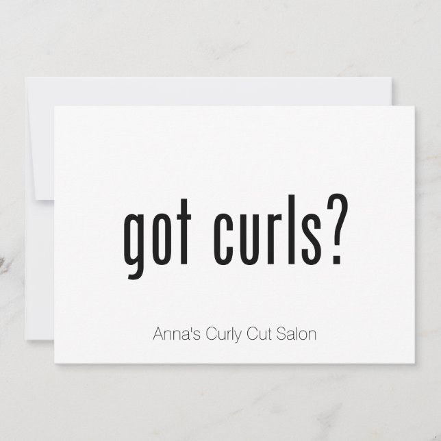 ¿Tienes Curls? (Anverso)