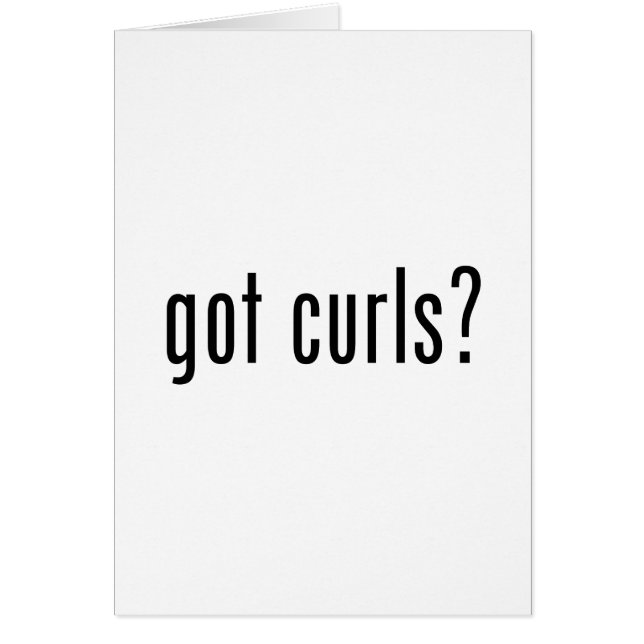 ¿Tienes Curls? (Frente)
