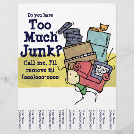 ¿Tienes demasiada basura? Flyer