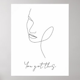 Tienes esta línea de texto Personalizado de arte