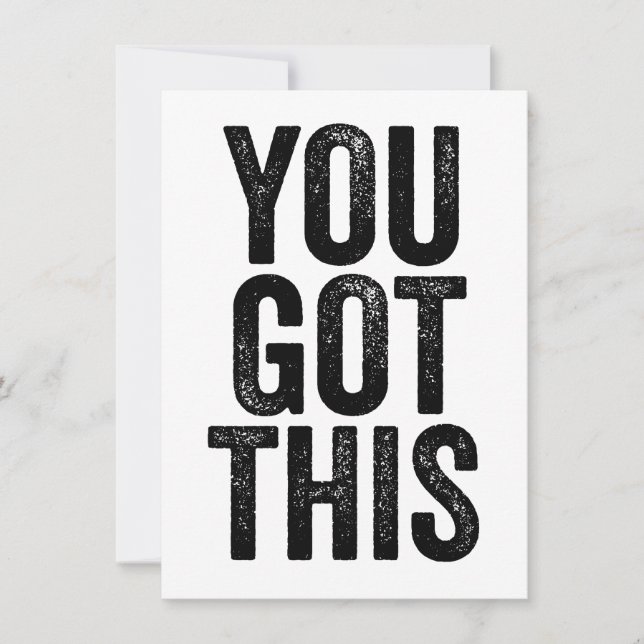 Tienes esta // tarjeta de felicitaciones en blanco (Anverso)