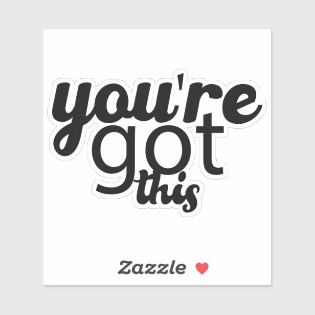 Tienes este Pegatina retro impermeable (Hoja)