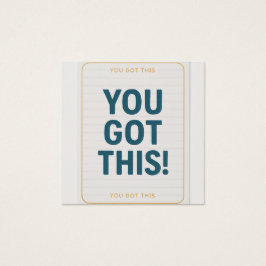 Tienes esto - Tarjeta de felicitación motivacional