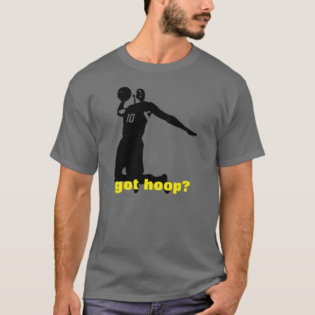 ¿Tienes Hoop? Camiseta gris de baloncesto (Anverso)