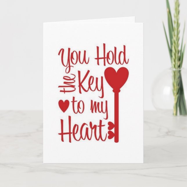 TIENES LA LLAVE & ERES 'MI PERSONA' TARJETA DE AMO (Anverso)