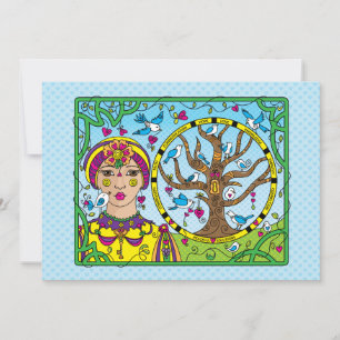 Tienes la llave_Tarjeta plana 7"x5"