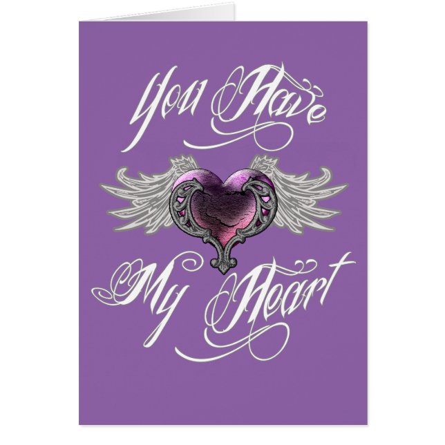 Tienes Mi Corazón Rosa (Frente)