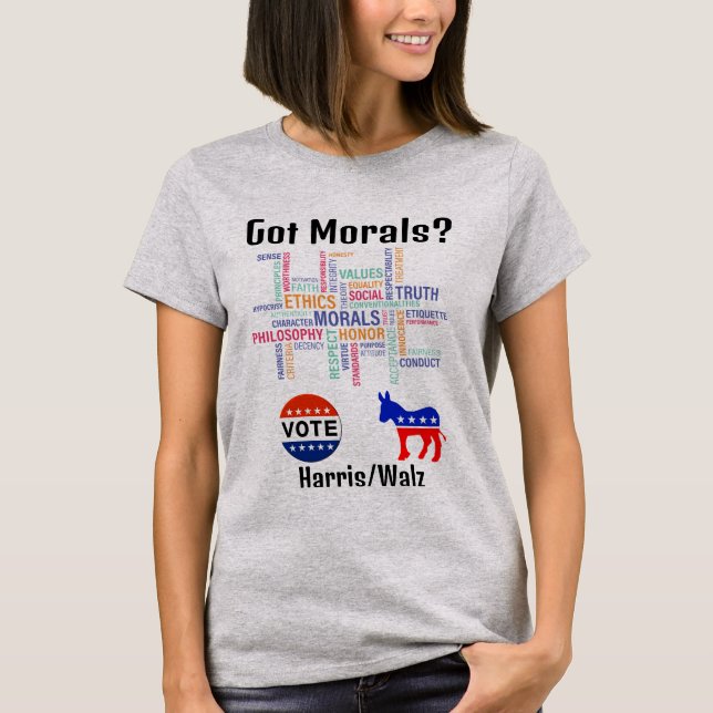 ¿Tienes moral? Camiseta (Anverso)