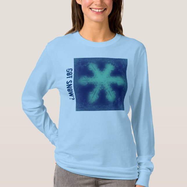 ¿Tienes nieve? 4.ª camiseta (Anverso)