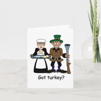 ¿Tienes pavo? tarjetas