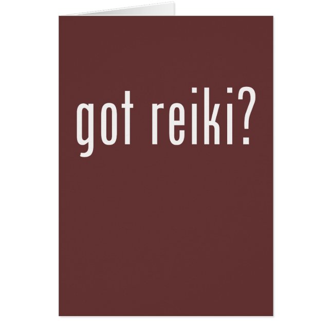 ¿Tienes Reiki? (Frente)