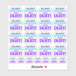 ¡Tienes un gusto excelente! ¡Disfrútalo! Pegatina 