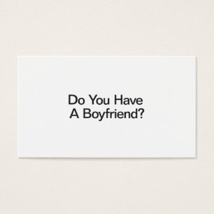 ¿Tienes Un Novio?