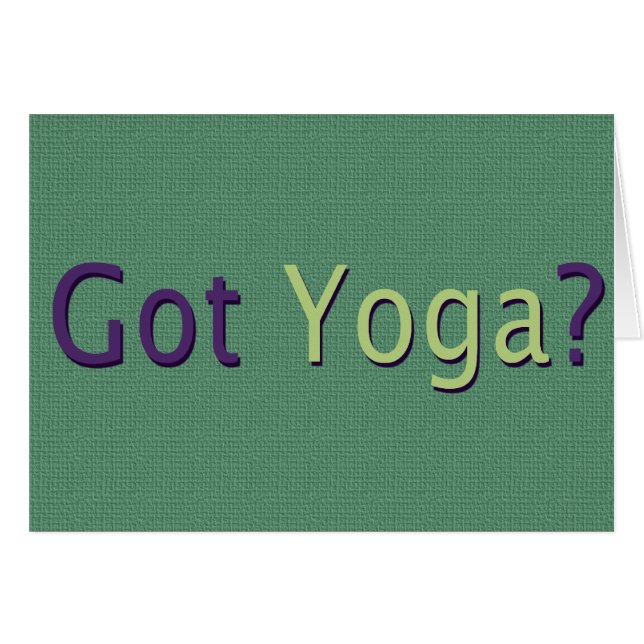 ¿Tienes yoga? (Anverso (Horizontal))