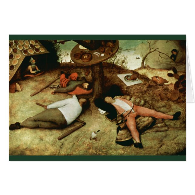Tierra de Cockaigne por Pieter Bruegel el anciano (Anverso (Horizontal))