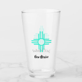 Tierra de encantamiento Zia Sun Símbolo Vidrio de 