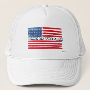 Tierra de la Gorra Libre, bandera de los Estados U