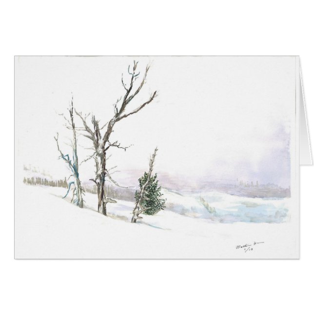 Tierra de la maravilla del invierno (Anverso (Horizontal))