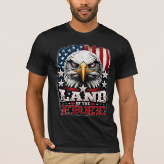 Tierra de los libres - Águila Camiseta Patriótica