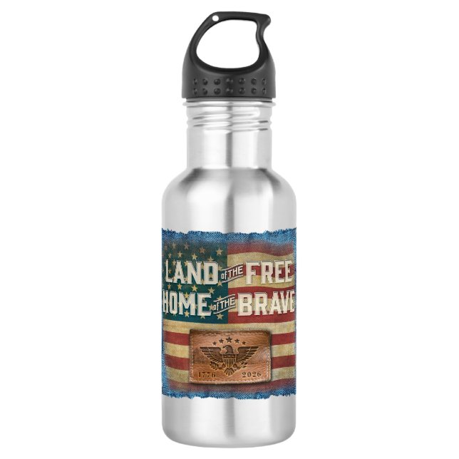 Tierra de los Libres - Botella de Agua (Anverso)