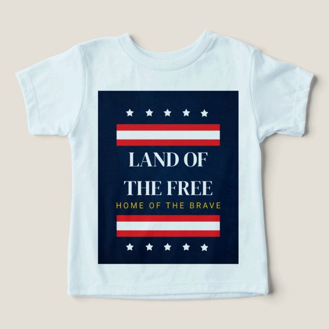 Tierra de los Libres Hogar de los Valientes 4 de J (Diseño delantero )