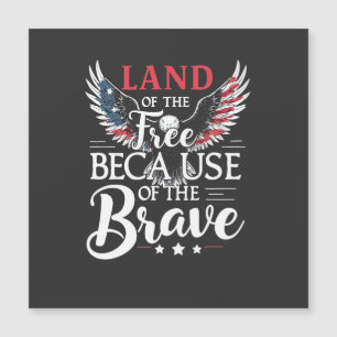 Tierra de los libres por el valiente veterano