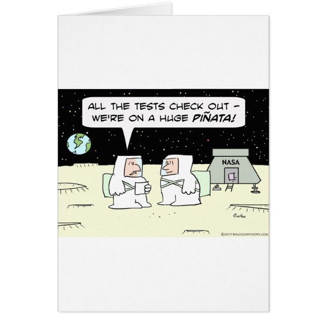 tierra del pinata de la luna de la NASA de los (Frente)