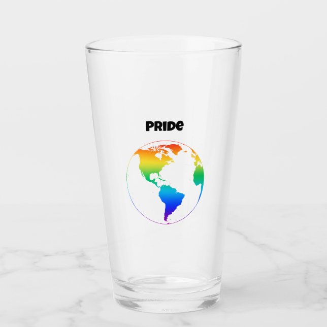 Tierra del planeta de color arcoiris (Anverso)