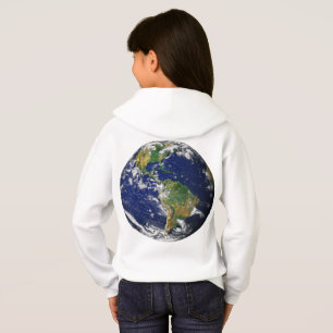 TIERRA del PLANETA de la sudadera con capucha de
