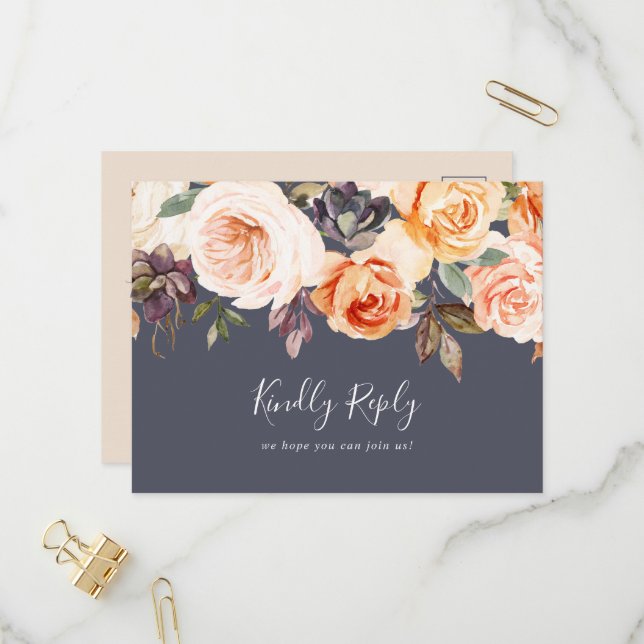 Tierra Rusa | Tarjeta postal RSVP de selección de  (Anverso/Reverso In Situ)