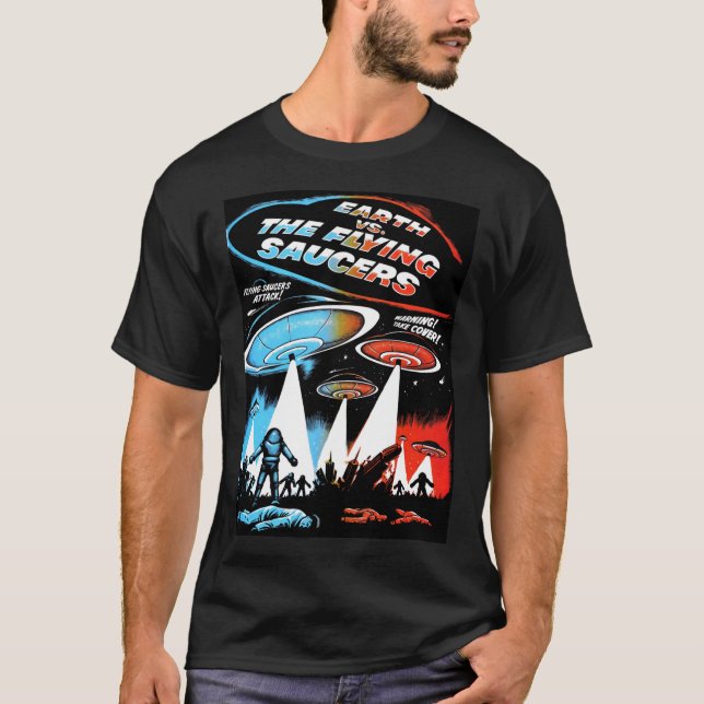 Tierra vs. camiseta clásica de los salchichas vola (Anverso)