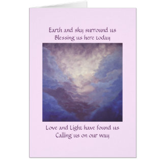 Tierra y cielo, montaña y nubes