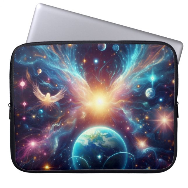 Tierra y sus planetas hermanas en una bolsa de ele (Frente)