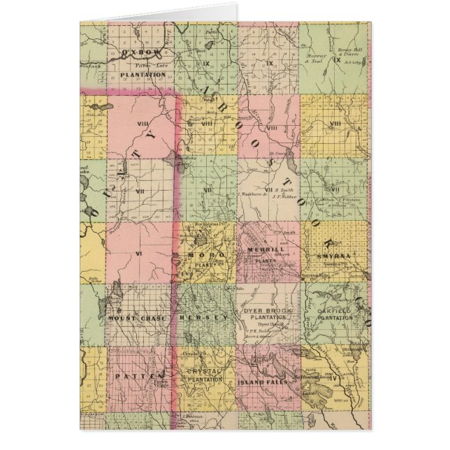 Tierras de madera 4 Mapa del Atlas (Frente)