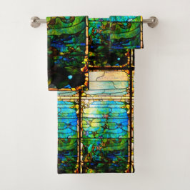 Tiffany de vidrio manchado de mar de estrella