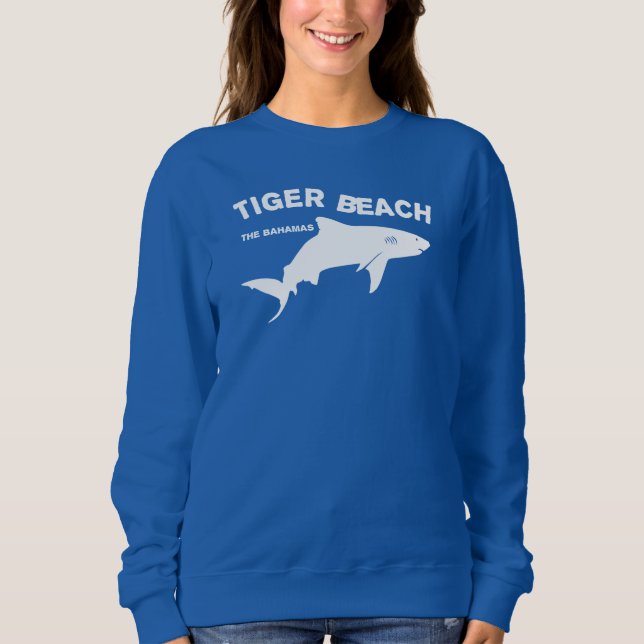 Tiger Beach - La sudadera de buceo de tiburones de (Anverso)