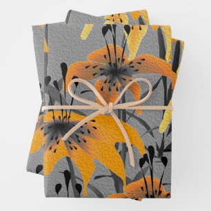 Tiger Lilies Envolver hojas de papel