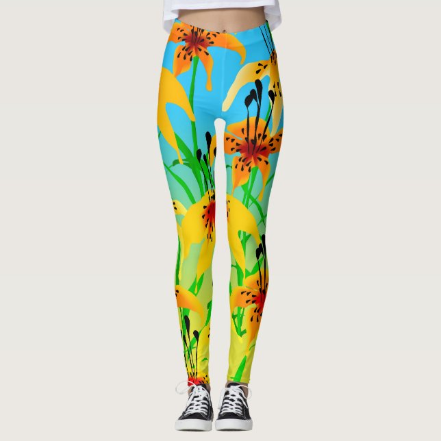 Tiger Lilies Leggings (Anverso)