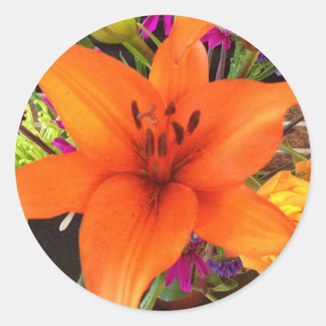 Tiger Lily Pegatina (Anverso)