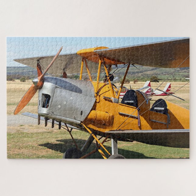 Tiger Moth Aircraft Jigsaw Puzzle (Horizontal)