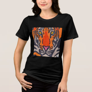 Tiger (vívido) - Camisa Tri-Blend para mujeres