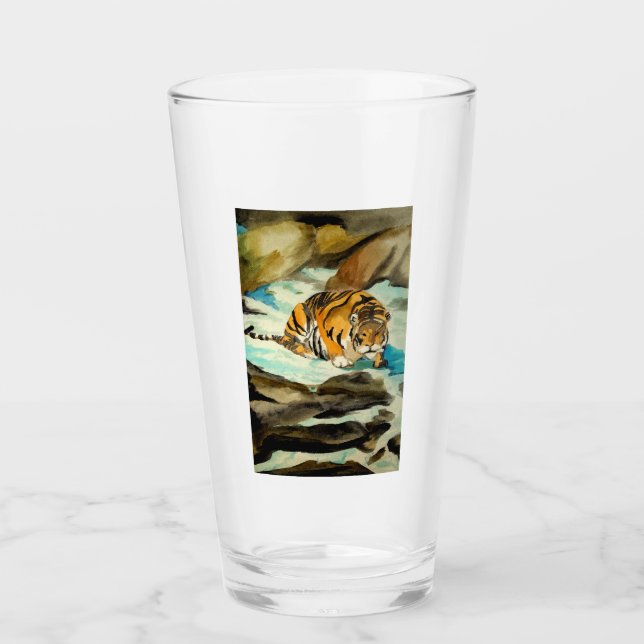 Tigre acuarela (Anverso)