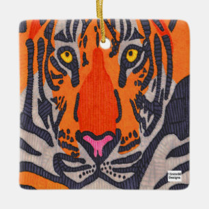 Tigre - Adorno de Cerámica